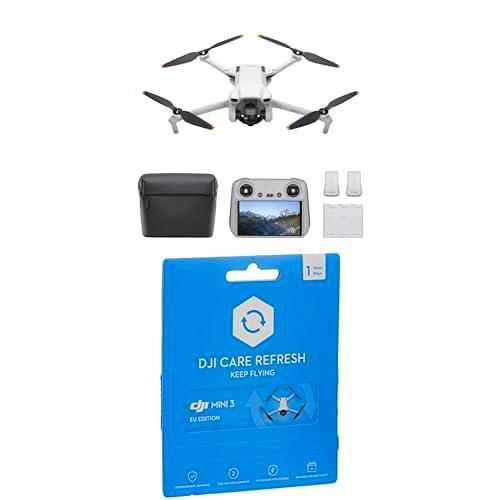 Bundle of DJI Pack Mini 3 Vuela Más (RC)+ DJI Card Care Refresh 1-Year Plan