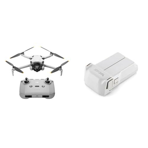 DJI Mini 4 Pro (DJI RC-N2), dron mini plegable con cámara de vídeo 4K HDR para adultos &amp; Batería de Vuelo Inteligente Mini 4 Pro