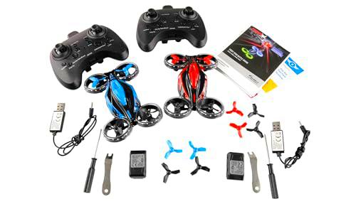 Amewi FightStar Battle Drone Set RTF rojo y azul