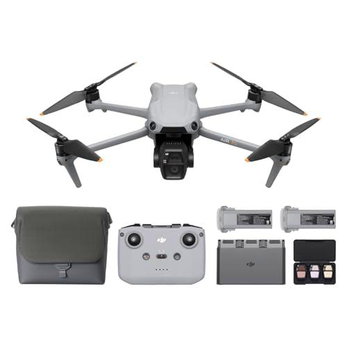 Pack DJI Air 3S Vuela Más (RC-N3), dron con gran angular con CMOS 1&quot; y telecámara media