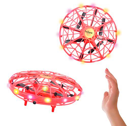 Lexibook, Crosslander® UFO, Primer dron Recargable Iluminado con Control gestual