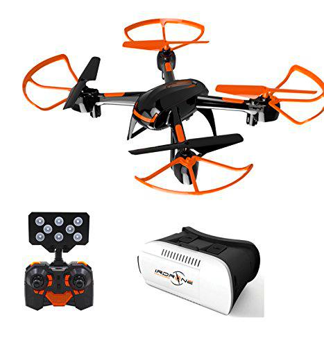 Irdrone Pack Drone + Camera WiFi + Casque Realite Virtuelle