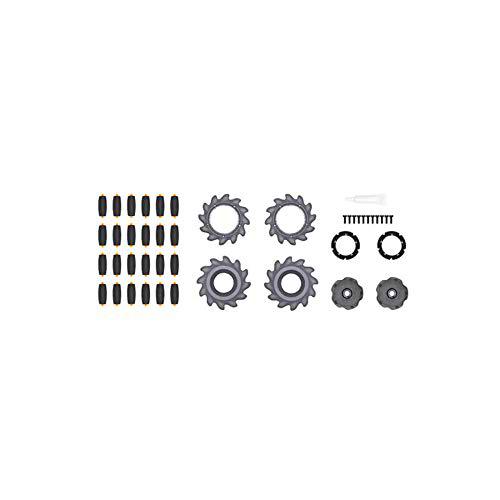 DJI- RoboMaster PART7 Pair of Mecanum Wheels-Ruedas de 12 Rodillos de Alto Rendimiento