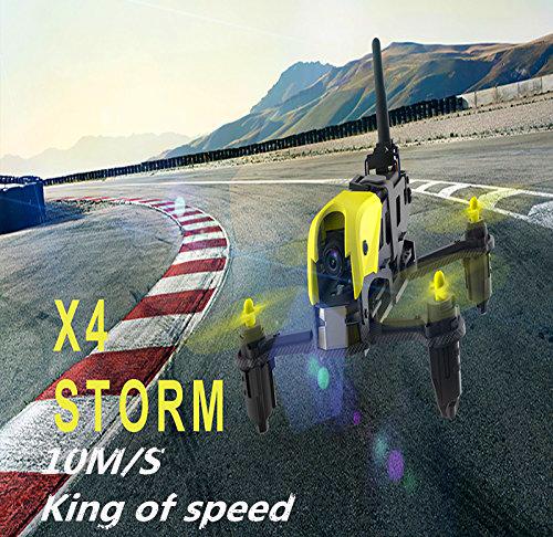 HUBSAN H122D X4 Storm Quadcopter Dron con cámara 1M Micro FPV Racing Drone 3D Flip RC Quadcopter