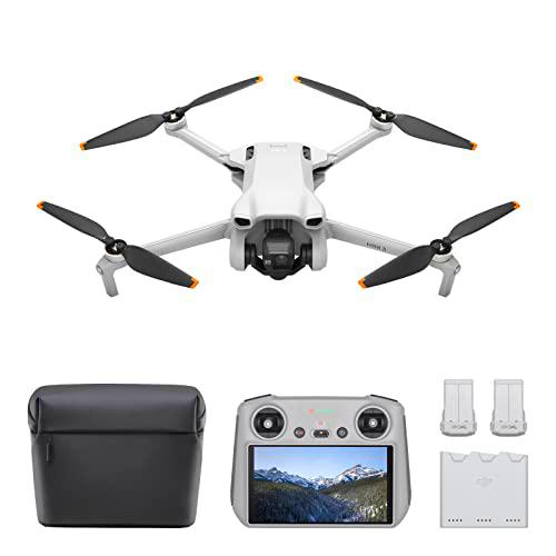 Pack DJI Mini 3 Vuela Más (DJI RC) - Dron Mini con cámara ligero y plegable con vídeo 4K HDR