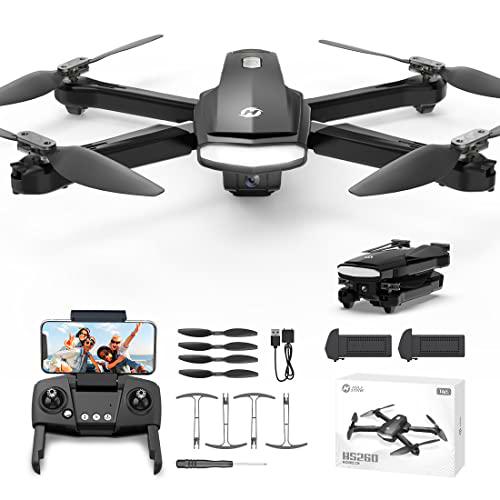 Holy Stone HS260 Drone con Cámara WiFi 1080P HD RC Quadcopter con 2 Baterías Tiempo de Vuelo Largo Aplicación Controlada Video en Vivo Dron Fotográfico con Bolsa para Niños Juego para Principiantes