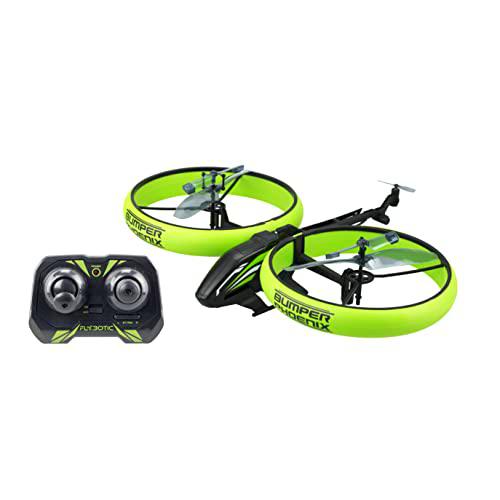 FLYBOTIC Bumper Phoenix Dron-helicóptero teledirigido rebotante antigolpes de 34 cm