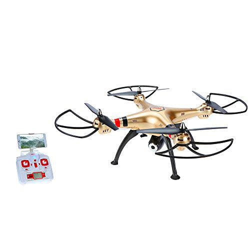 GoolRC Syma X8HW Drone con Cámara 2.0MP HD FPV WiFi Mantenimiento de Altitud y Modo sin Cabeza