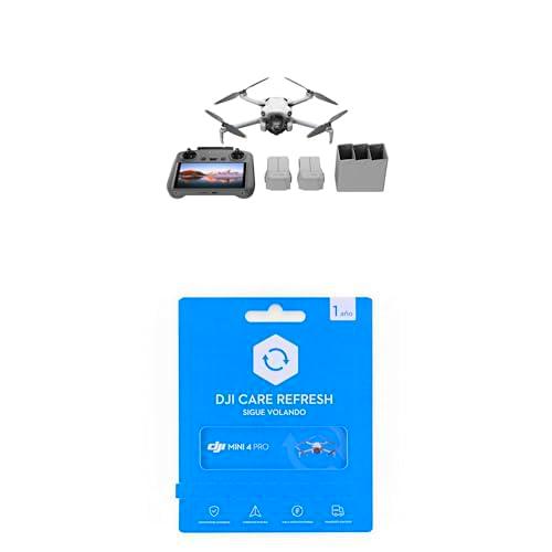 Bundle of DJI Mini 4 Pro Pack Vuela Más con DJI RC 2 + DJI Card Care Refresh 1-Year Plan