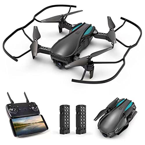 Drone con Cámara HD 1080P para Niños, RC Quadcopter Drone FPV Plegable para Principiantes