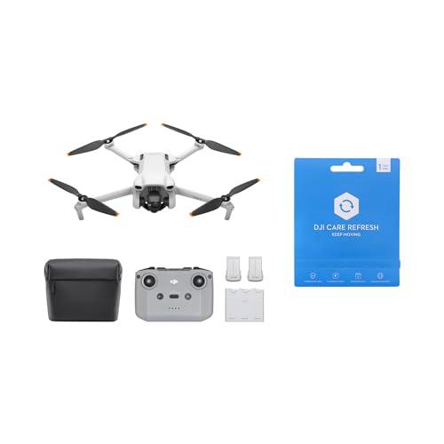 Bundle of DJI Pack Mini 3 Vuela Más+DJI Card Care Refresh 1-Year Plan- Dron Mini con cámara y mando a distancia