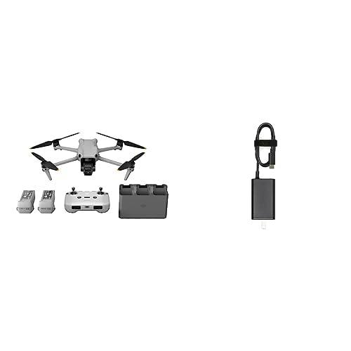 Bundle of DJI Pack Air 3 Vuela Más con control remoto DJI RC-N2 + Cargador portátil de 65 W DJI